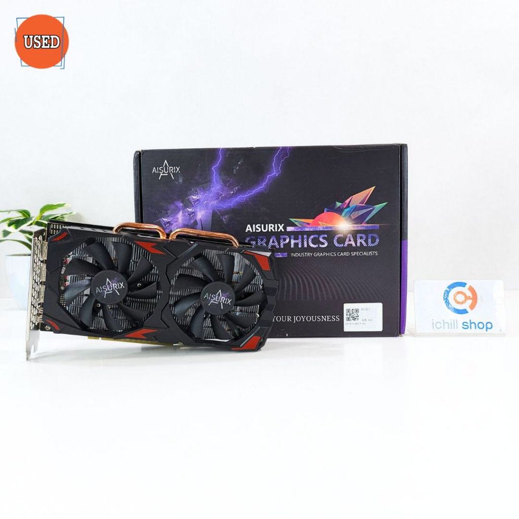 การ์ดจอ (VGA) AISURIX RX580 8GB 2F 2048SP P13656