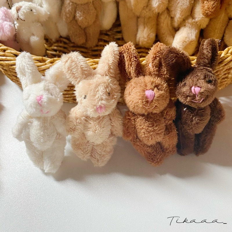 (ราคาต่อ1ชิ้น/Price per 1 pc)🔥Cute Animal Doll Hair Clip – Bear / Bunny, Bendable Limbs - กิ๊บติดผมตุ๊กตาหมี / กระต่าย🧸🐰 - รูปที่ 4