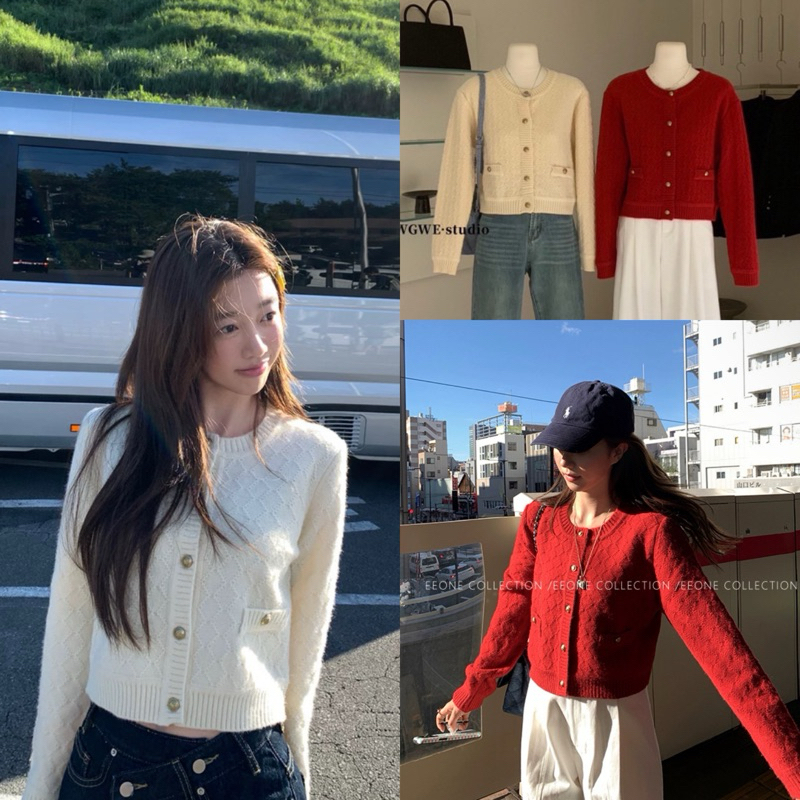 เสื้อคลุมแขนยาวไหมพรมรุ่น 2800 TAG:WG.WE 🇰🇷