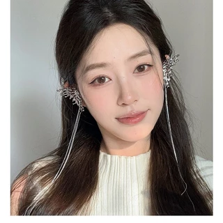 ่ต่างหูเอล์ฟ ต่างหูเพชร แบบเกี่ยวหู 💥ไทยพร้อมส่ง💥 ส่งไว๊ไว