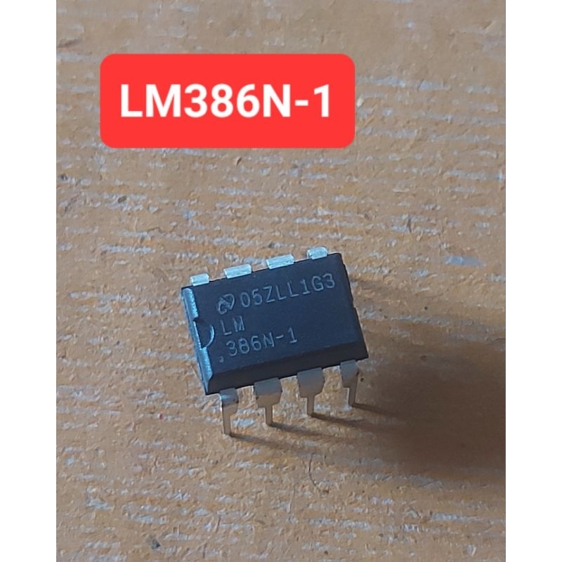 LM386N-1 Low Voltage Power Amplifier,Gain from 26dB to 46dB(ของแท้)