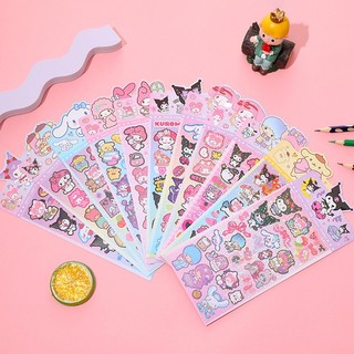 🔥ในไทย🔥 สติกเกอร์วิ้ง โฮโลแกรม DIY สติกเกอร์เงา สติ๊กเกอร์การ์ด เลเซอร์สีสันสดใส สติกเกอร์ของตกแต่ง