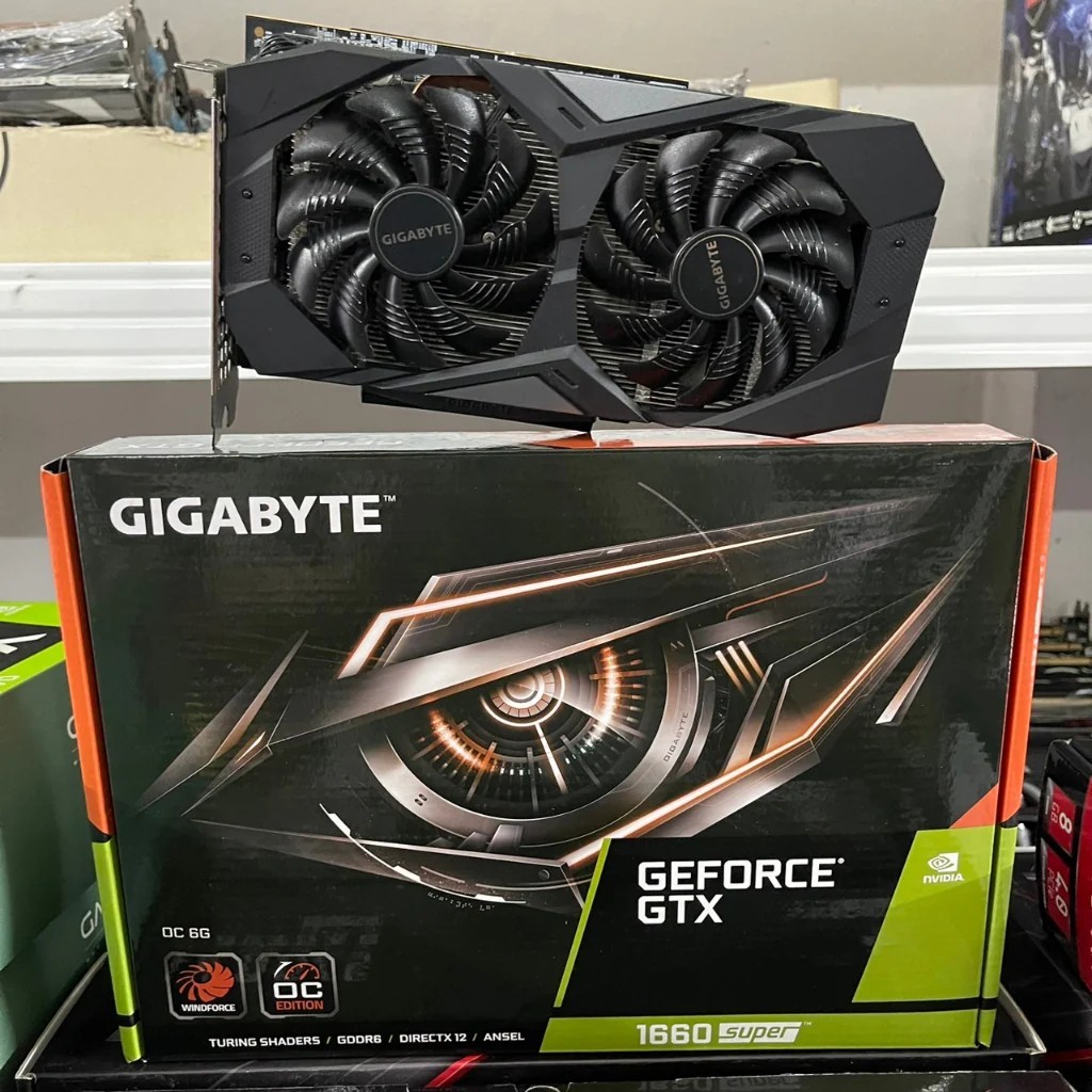 การ์ดจอ VGA GIGABYTE GTX 1660SUPER 6GB DDR6 สินค้ามือสอง