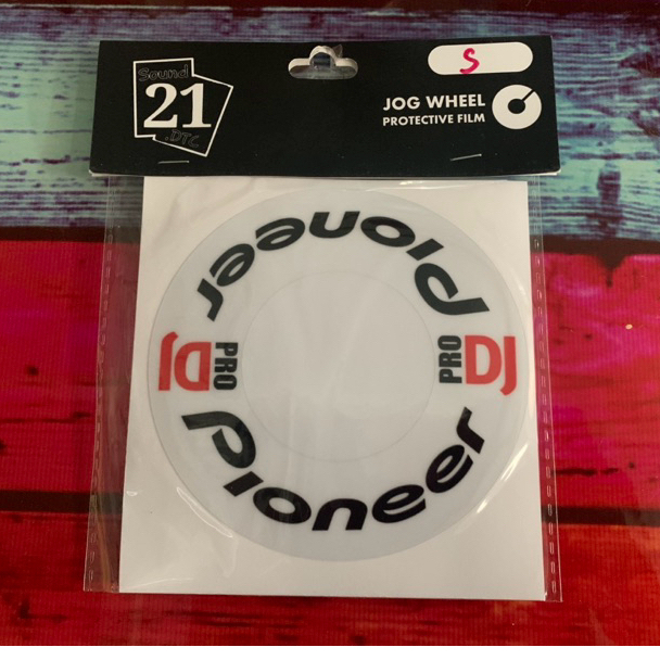 สีโปร่งใสลาย pioneer dj Size " S " สติกเกอร์ 1 ชุดมี 2 ชิ้น Skin jog สำหรับ XDJ RR DDJ SB,SB2,SB3