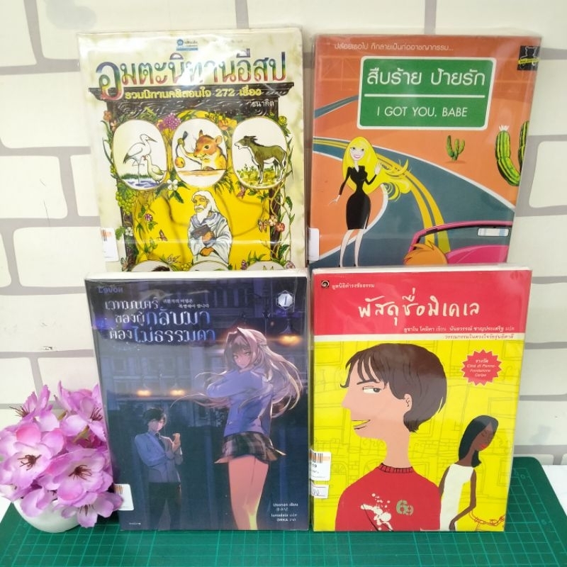 📚หนังสือ:เวทมนตร์ของผู้กลับมา พัสดุชื่อมิเคเล สืบร้าย ป้ายรัก อมตะนิทานอีสป W9103 W9119 W9139 W9140 