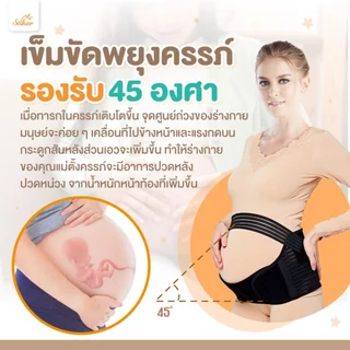 เข็มขัดช่วยพยุงครรภ์พรีเมี่ยมเกรด (ลดอาการปวดหลัง ปวดตัว) Saker 2in1 คุณภาพสูง ซื้อรุ่นนี้ไม่ผิดหวัง