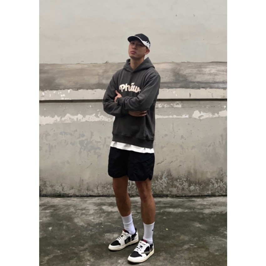 ❤️การอนุญาตแบรนด์❤️ Travis Scott x Fragment Design x Jordan Air Jordan 1 Low OG SP รองเท้าผ้าใบ Sneakers
