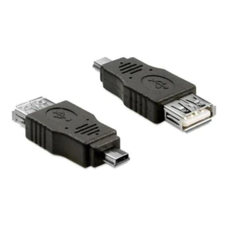 หัวต่อ usb Adapter Micro ข้อต่อ usb OTG USB หัวแปลง Micro mini5pin หัวต่อปริ้นเตอร์