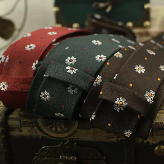 NECKTIE NUTTHA -🌷พร้อมส่ง 🪞𝐕𝐢𝐧𝐭𝐚𝐠𝐞 𝐧𝐞𝐜𝐤𝐭𝐢𝐞 🌷 (แบบผูกเอง) เนคไทวินเทจ เนคไทลายดอกไม้