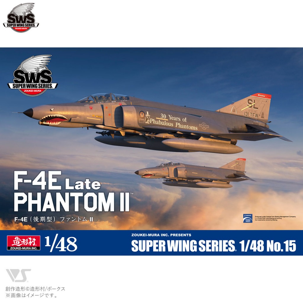 พลาสติก โมเดล ประกอบ ZOUKEI-MURA สเกล 1/48 F-4E Late PHANTOM II (48-15)