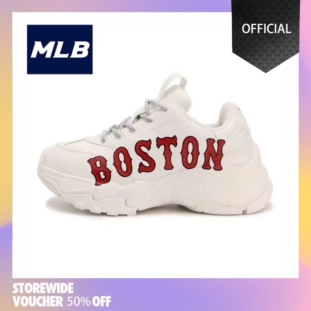 สินค้าอย่างเป็นทางการ MLB Big Ball Chunky รองเท้ากีฬาสำหรับบุรุษและสตร