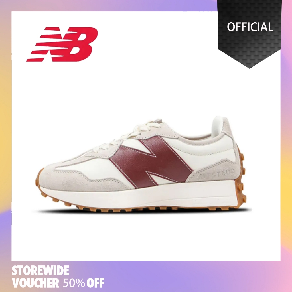 สินค้าอย่างเป็นทางการ New Balance NB 327 รองเท้ากีฬาสำหรับบุรุษและสตร