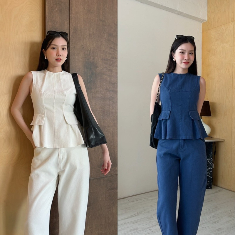 tshopofficial เซต Street style denim