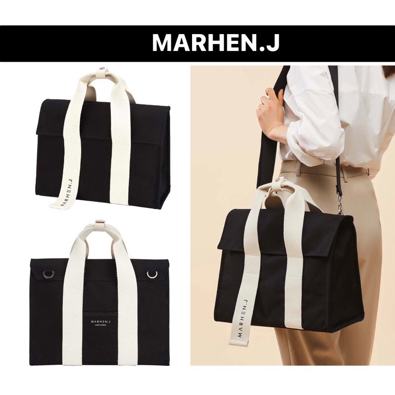 Marhen.J  Roy Bag Black มือสองของแท้ 💯