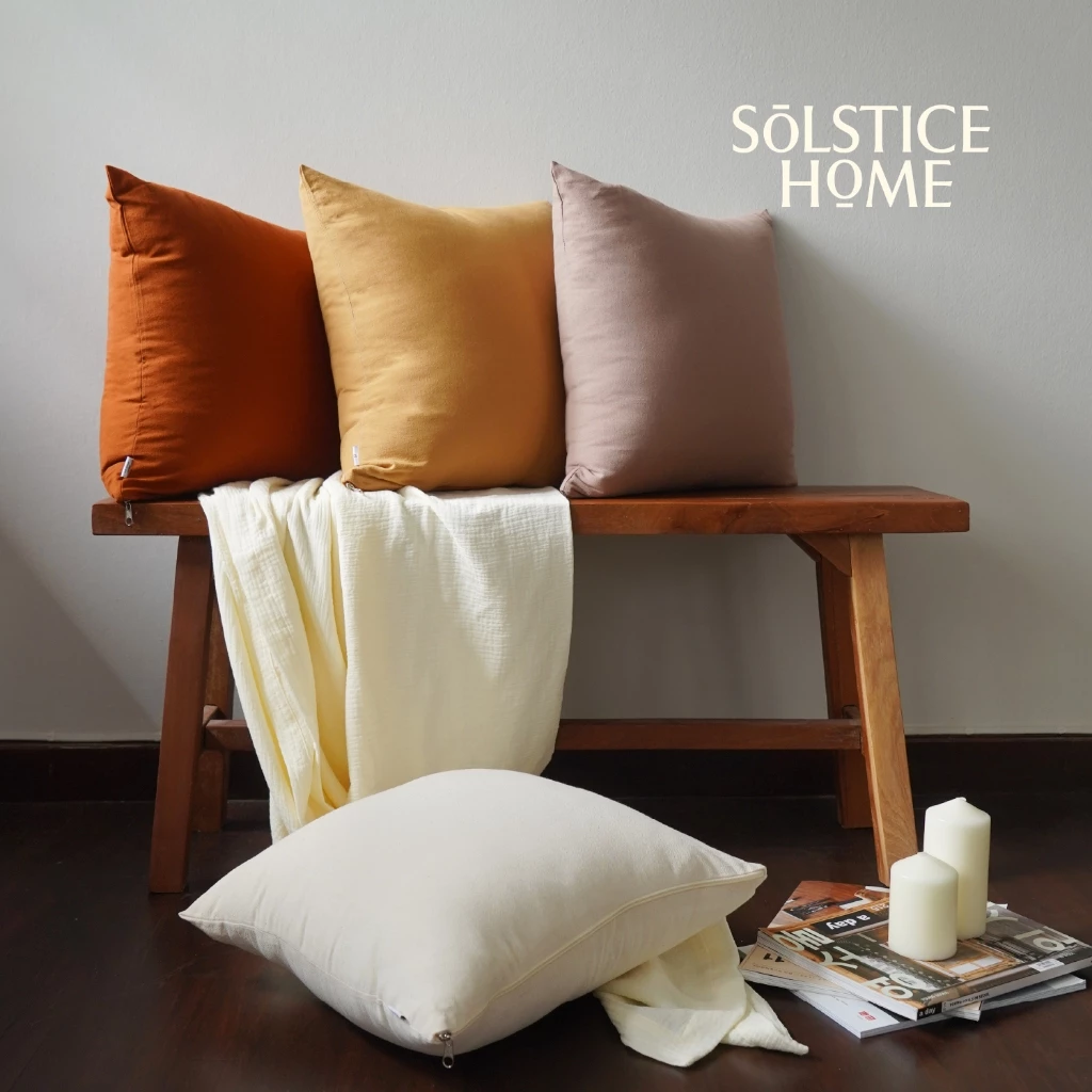 ปลอกหมอนอิงสีพื้น Solstice Home ผ้าฝ้าย Plain Cotton thumbnail 9