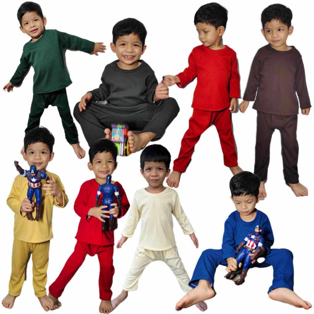 ชุดนอนสีพื้น 7 สี ผลิตจากผ้าร่อง กันหนาว กันยุง นอนห้องแอร์ S-XL