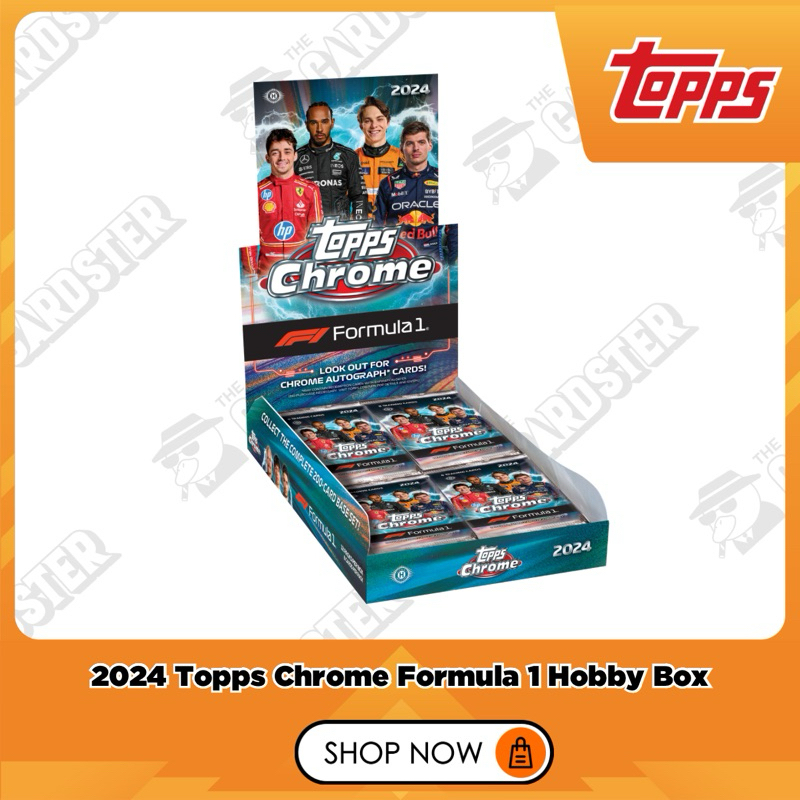 [พร้อมส่ง] 2024 Topps Chrome Formula 1 Hobby Box ห้ามพลาด!!!