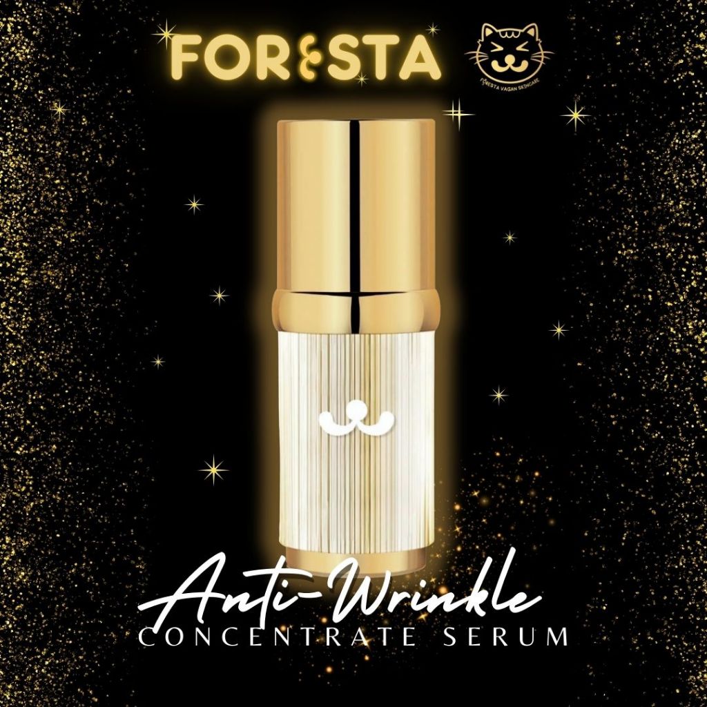 (ตัวแทน) FORESTA เซรั่มลดริ้วรอย Anti-Wrinkle Concentrate Serum สูตรวีแกน คนท้องใช้ได้ (ส่งฟรี)