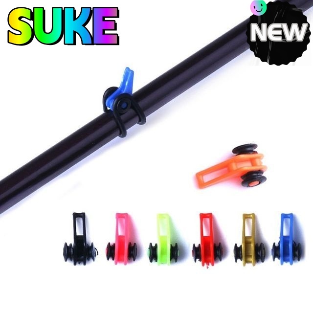 SUKE อุปกรณ์แขวนเหยื่อ 10 ชิ้น/ถุง สำหรับคันเบ็ด อุปกรณ์ตกปลา แหวนซิลิโคน ตะขอล่อ อุปกรณ์แขวนเหยื่อ