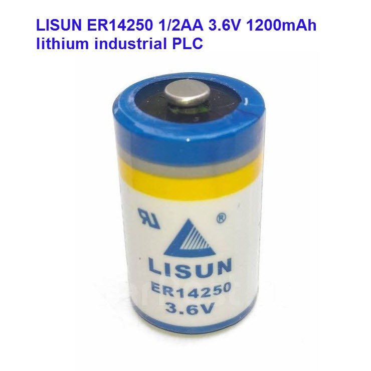 ส่งจากไทย LISUN ER14250 PLC battery 3.6V instrument battery 1/2(AA) Delta PLC battery ER14250h พร้อม