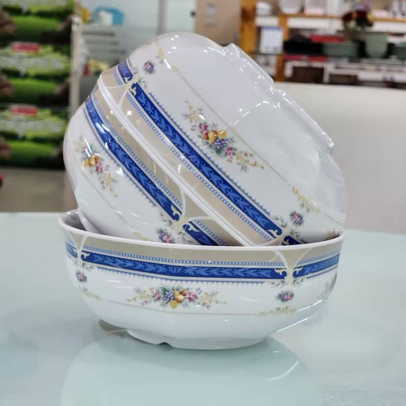 ชามเมลามีน 5.5นิ้ว(3ใบ) ชามใส่ขนม(เล็ก) ตราBest more ลายอเมล่า ผลิตโดยศรีไทยซุปเปอร์แวร์โคราช