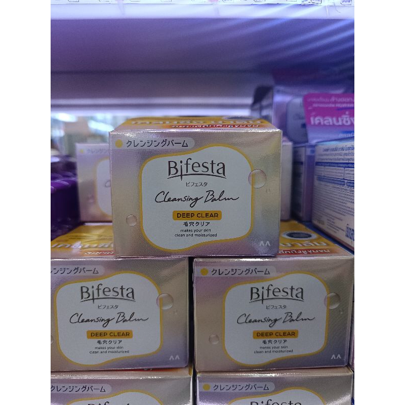 Bifesta cleansing balm deep clear 90g ผลิต 08/04/2024