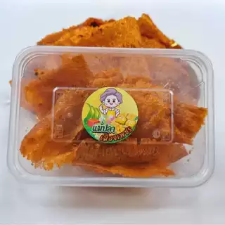 หมึกบดสามรส เนื้อนิ่ม ปรุงรส คลุกเคล้าน้ำจิ้ม รสเผ็ด หวาน เค็ม จี๊ดจ๊าด อร่อยลงตัว