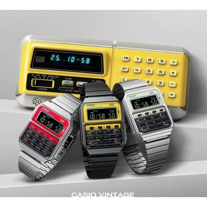 CASIO นาฬิกาข้อมือ รุ่น CA-500WE-7B,CA-500WE-4B,CA-500WEGG-9B