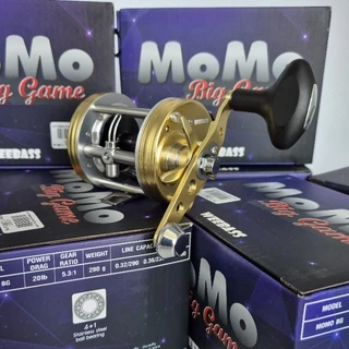 WEEBASS MOMO BIG GAME เบอร์ 6000 รอกเบททรงกลม รอกตกปลาบึก ปลาสวาย งานทะเล พร้อมประกันศูนย์วีเกียรติ
