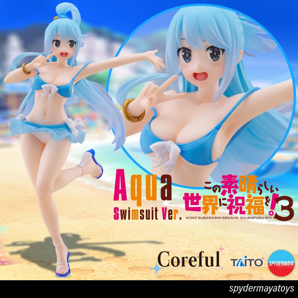 [พร้อมส่ง] ฟิกเกอร์ Aqua Swimsuit Ver. Coreful - Konosuba 3 - TAITO