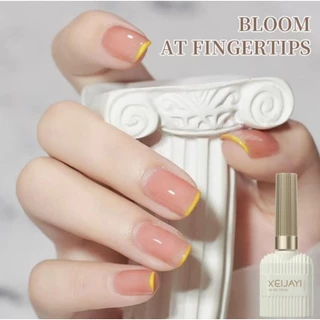 "พร้อมส่ง" ชุด 12 สีเจลไซรัป สีนุ้ดชมพูแบน Xeijayi ขนาด 15ml