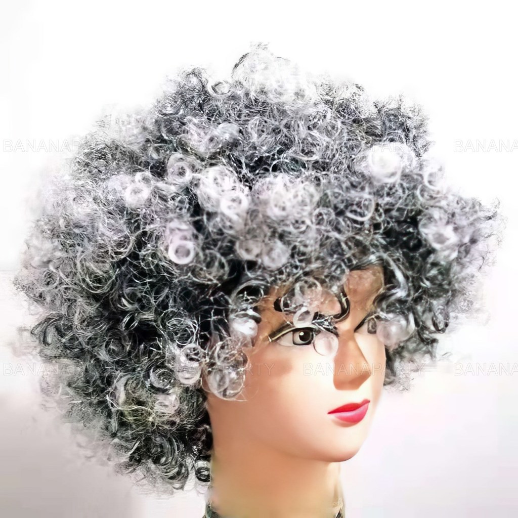 วิกอาม่า วิกคนแก่ ผู้สูงอายุ คอสเพลย์ cosplay wig ผมหงอก