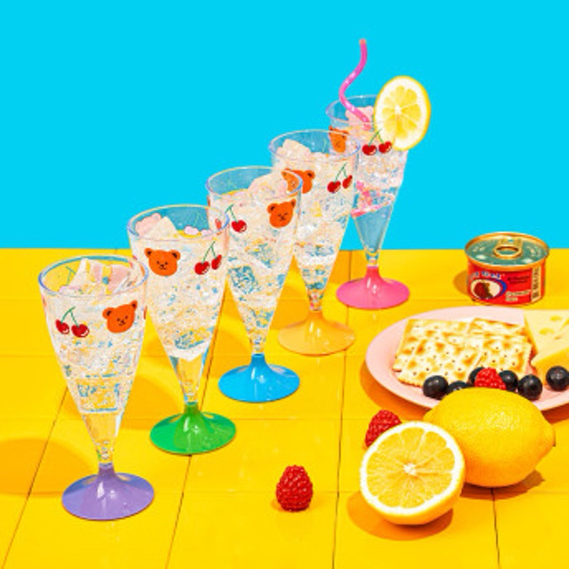 พร้อมส่ง [Wiggle Wiggle] Reusable Party Wine Cup: แก้วไวน์