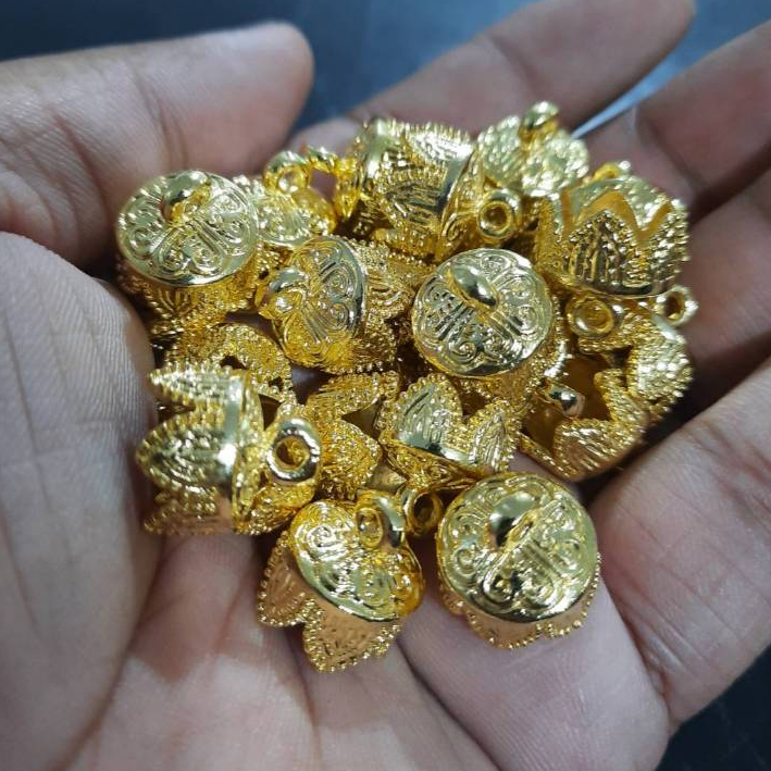 ฝาตะกรุดลายจีบ 8-16มิล พร้อมหลอด