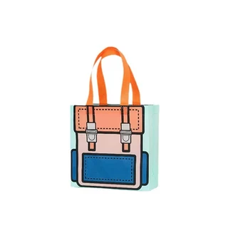กระเป๋าถือ เคลือบกันน้ำ ถุงผ้าพิมพ์ลาย Shopping bag (S24)