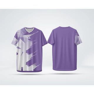 เสื้อกีฬาพิมพ์ลาย ชิ้นหน้า คอวี ENG.08 ผ้าไมโคร ใส่ได้ทุกเพศ