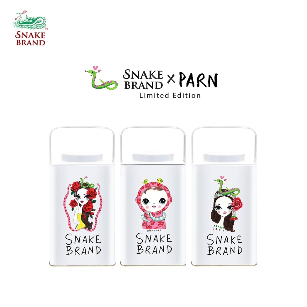 Snake Brand Limited Edition x Parn 3 Set (Princess Rose, Princess Mint, Cocoon Fresh) อย่างละ 1 Set.