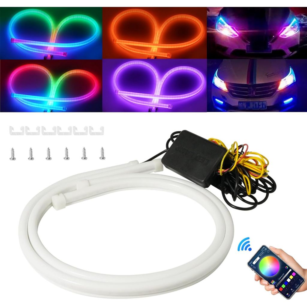 แถบไฟ LED RGB - ไฟวิ่งกลางวัน/ไฟเลี้ยว 60 ซม.
