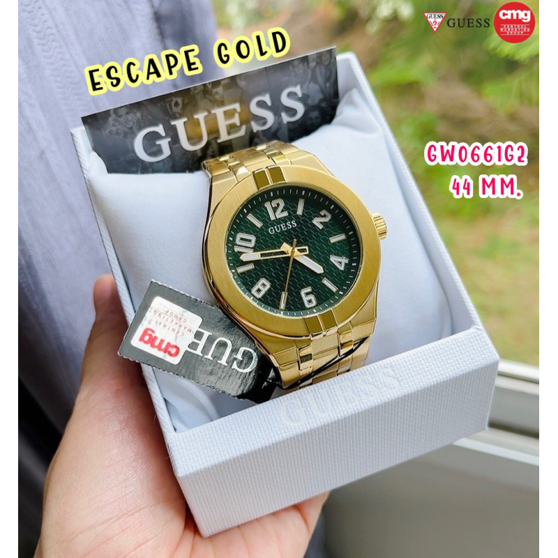 นาฬิกาผู้ชายGuess GW0661G2 ESCAPE GOLD ของแท้CMG