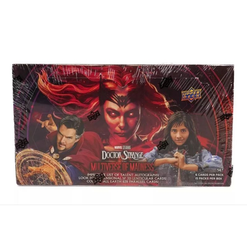 (Sealed Box) กล่องสุ่มการ์ดมาร์เวล UPPER DECK MARVEL DOCTOR STRANGER MULTIVERSE OF MADNESS TRADING C
