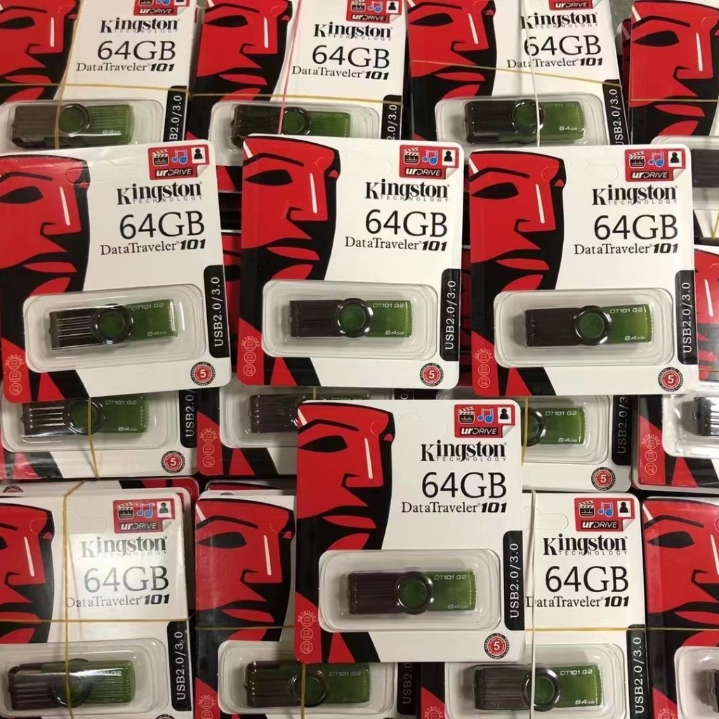 Shop88 Kingston USB Flash Drive  16GB 32GB 64GB 128GB  รุ่น DT101 แฟลชไดร์ฟ แฟลชไดร์