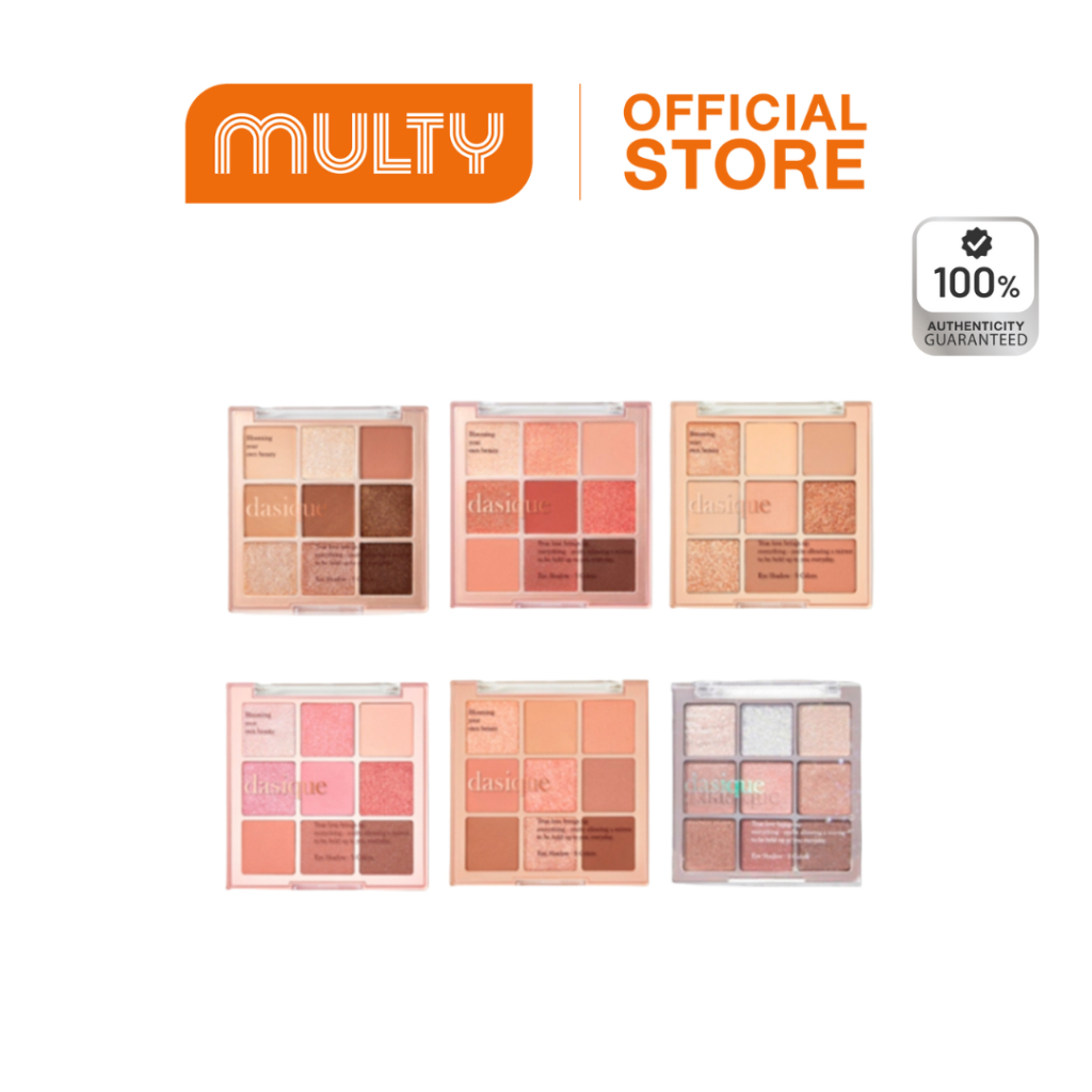 Dasique shadow palette 5 Colors (No.01-06) อายแชโดว์ พาเลทตา