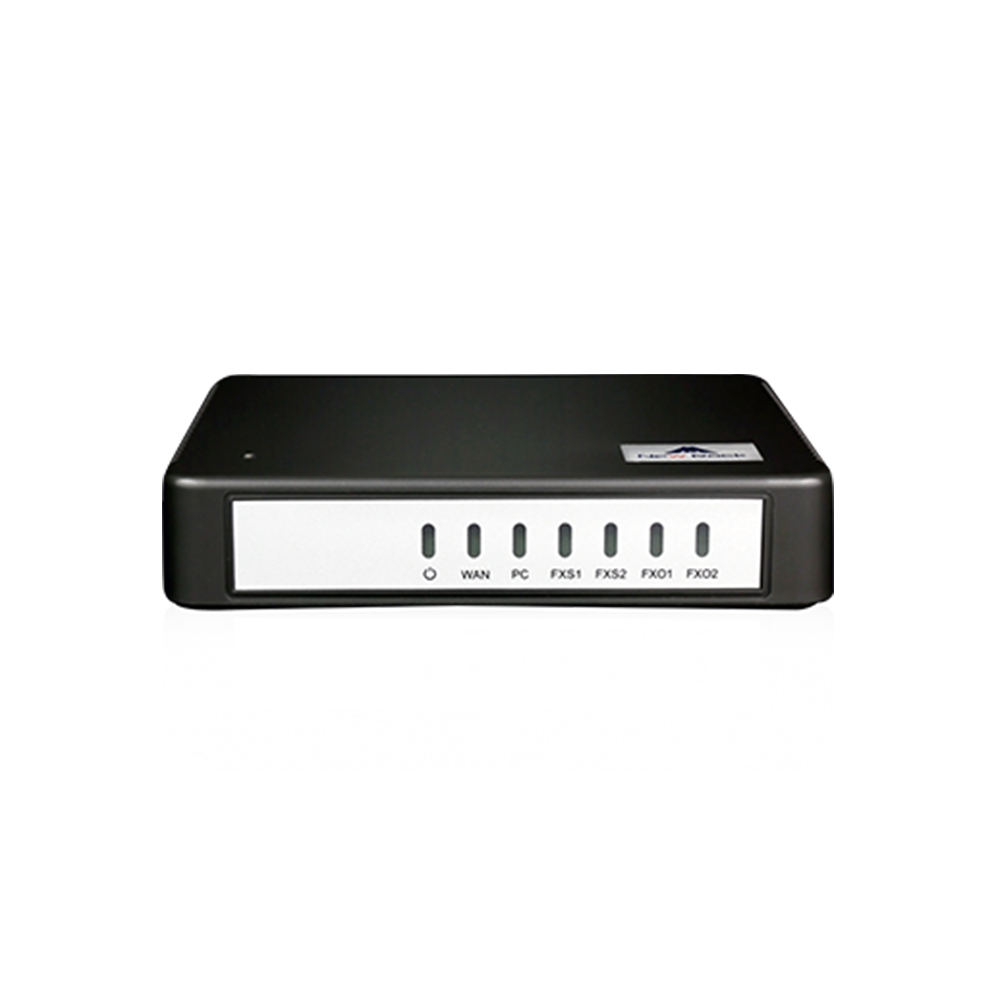 NEWROCK HX404G (ATA) Analog VoIP Gateway RJ-11 4 FXS Port, 2 Gigabit LAN, FAX T.38