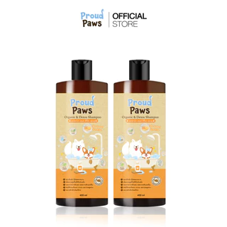 Proud Paws แชมพูอาบน้ำสัตว์เลี้ยง บำรุงขนแข็งแรง ลดกลิ่น ลดขนหลุดร่วง