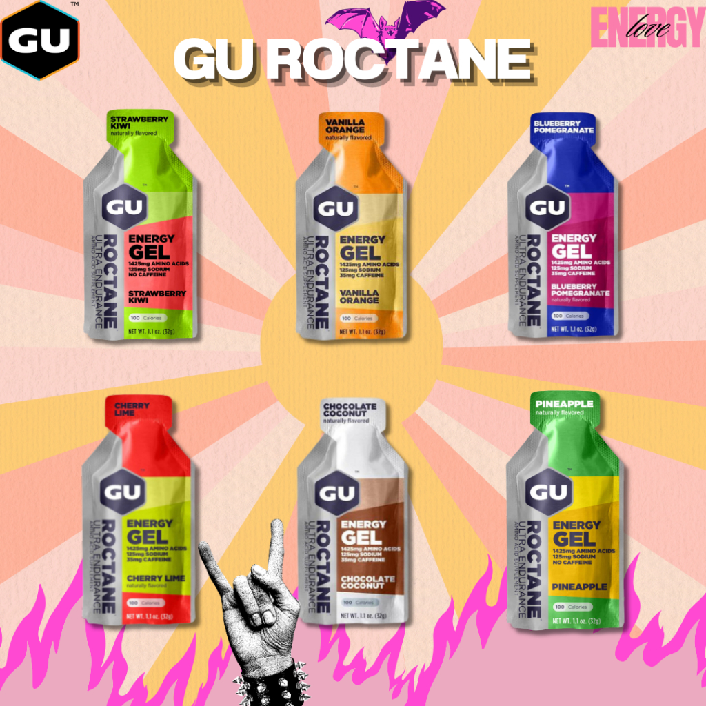 [BBF 10/2024] ส่งฟรี! (Free Shipping) GU Roctane Energy Gel - เจลให้พลังงานสำหรับออกกำลังกายและการแข