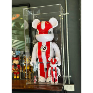 พร้อมส่ง - กล่องอะคริลิค กล่อง BEARBRICK 1000% กล่องครอบ โมเดล ฐานไม้แท้อย่างดี สินค้าแข็งแรงแน่นอน