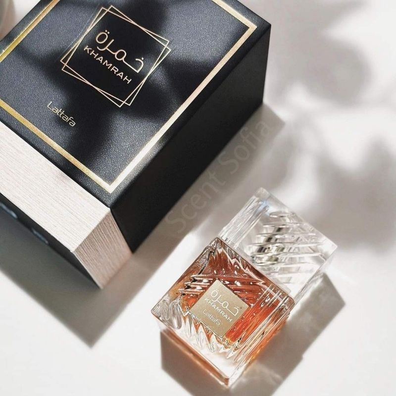 🏷แท้100% Lattafa Khamrah Eau De Parfum 100ml.กล่องซีล