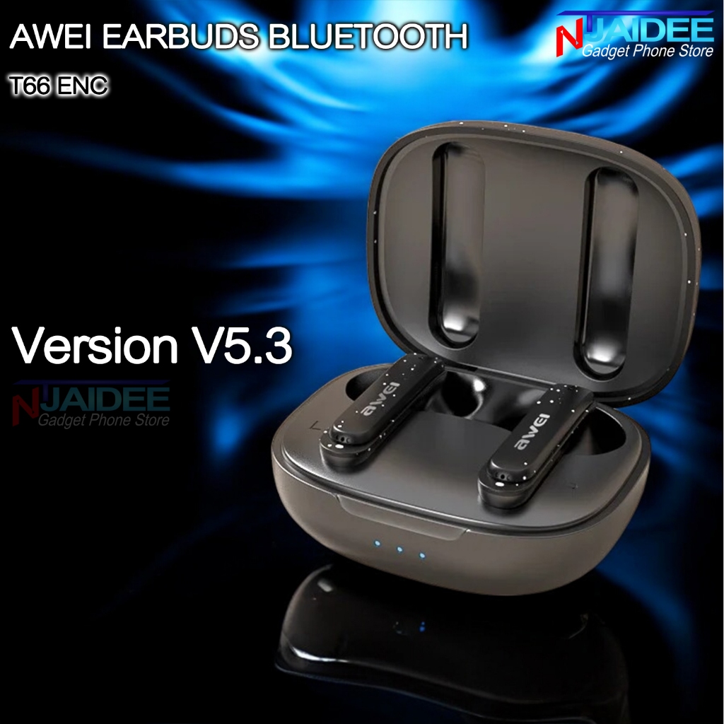 หูฟังบลูทูธ  Awei T66ENC V.5.3 TWS HD คู่