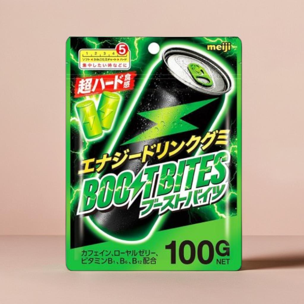 Meiji Boost Bites: กัมมี่พลังงาน เคี้ยวหนึบ สดชื่น สูตรญี่ปุ่น 100g