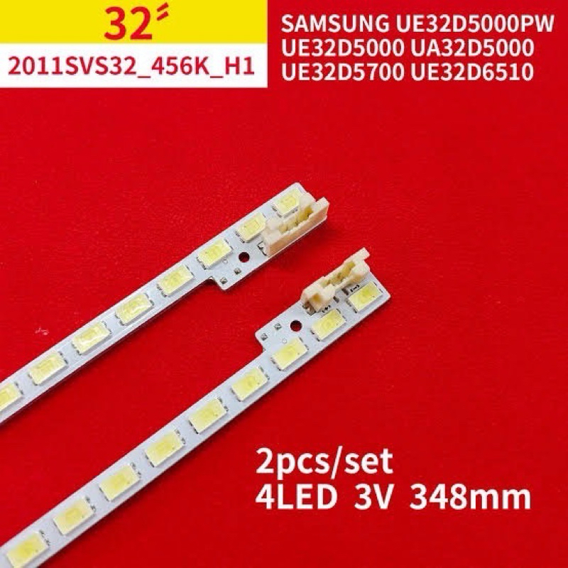 แถบไฟแบล็คไลท์ LED สำหรับซัมซุง UE32D5000PW 2011SVS32_456K_H1_1CH UE32D5000 UA32D5000 UE32D5700 LTJ3